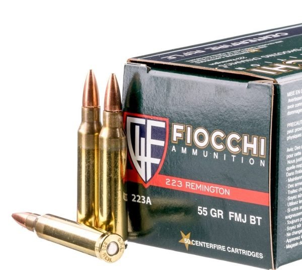 fmj 223 ammo by fiocchi for sale